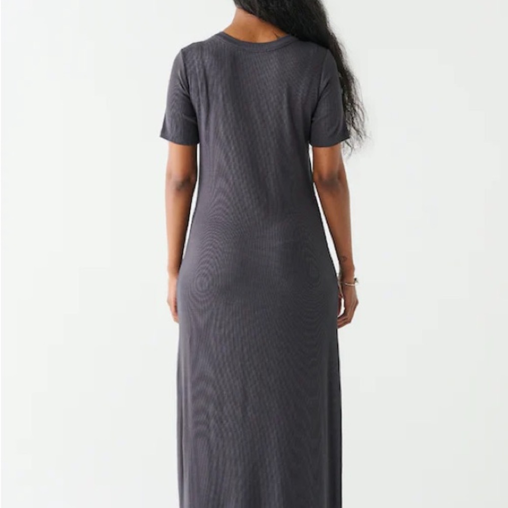 DEX Grey Ribbed Dress - Picture 3 of 7